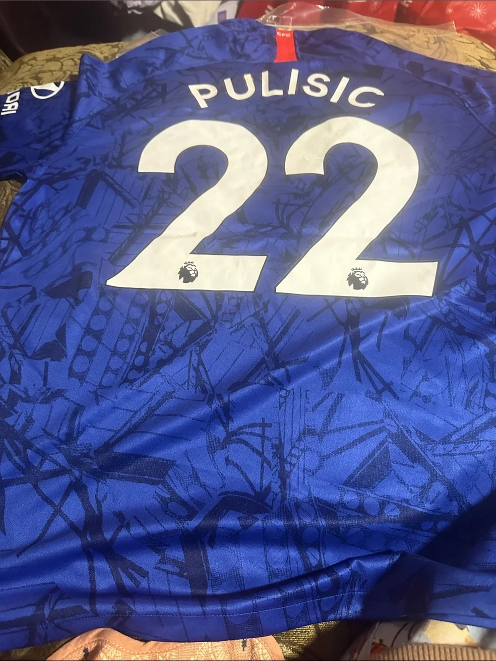 Nike Youth Blue Chelsea FC Jersey with Yokohama Sponsor